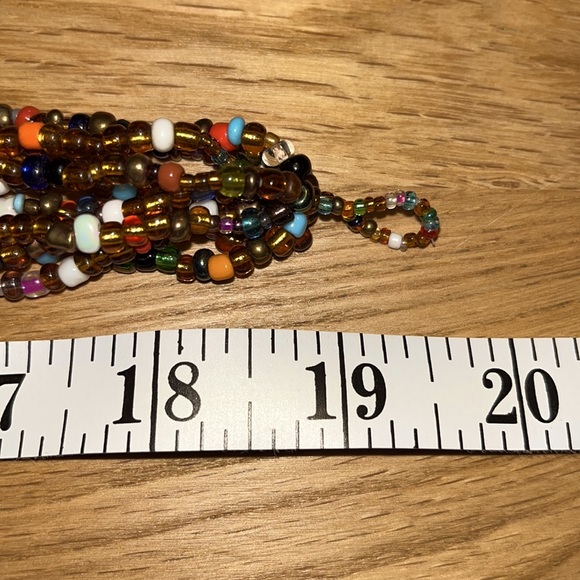 10 Strand Multicolored Necklace - Picture 4 of 5